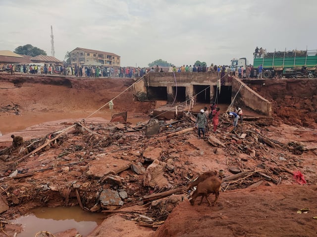 Más de un centenar de muertos en Nigeria tras las inundaciones