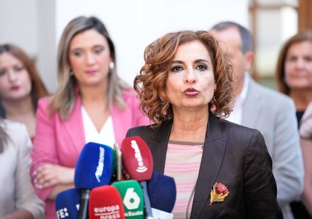 La vicepresidenta María Jesús Montero
