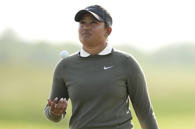 Amari Avery of the United States walks off the 18th green during the second round of the U.S. Women&#39;s Open presented by Ally 2025 at Erin Hills Golf Course on May 30, 2025 in Erin, Wisconsin.