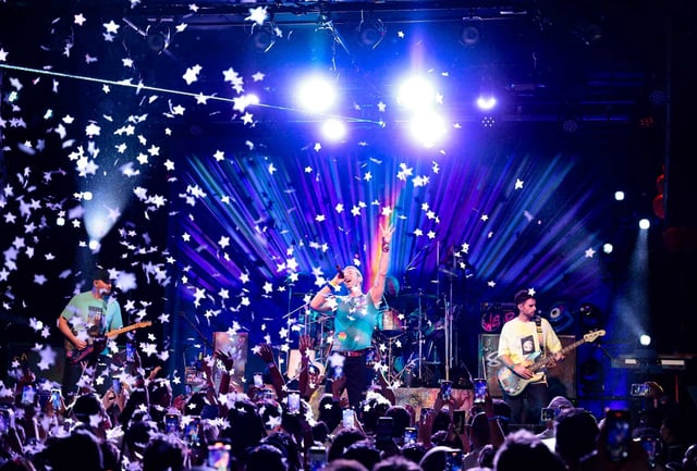 Coldplay’s Music of the Spheres tour recently became the first by a rock band to gross more than $1 billion, joining Taylor Swift’s Eras tour in reaching that milestone.