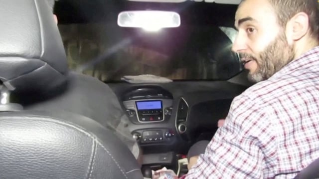 A screengrab shows according to the Israeli Army, Hamas Gaza chief Mohammed Sinwar, taken from a handout video, released December 17, 2023. Israeli Army/Handout via REUTERS/File Photo