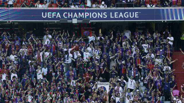 The Champions League Final 2025 is between Paris Saint-Germain and Inter Milan at the Allianz Arena in Munich, Germany.