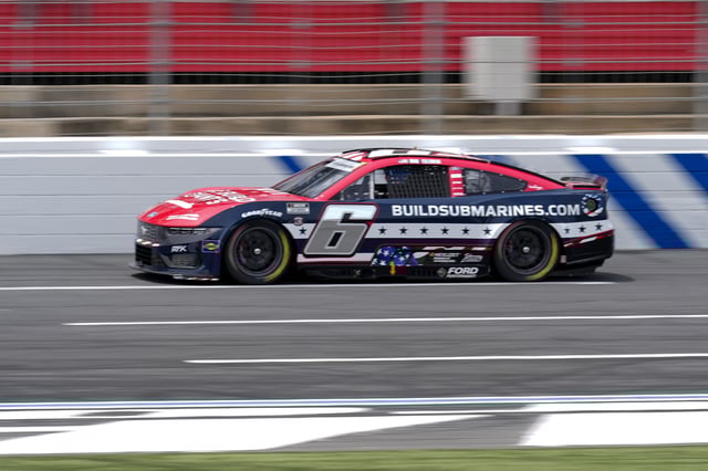 May 24, 2025; Concord, North Carolina, USA; NASCAR Cup Series driver Brad Keselowski (6) during qualifying at Charlotte Motor Speedway. Mandatory Credit: Jim Dedmon-Imagn Images/File photo