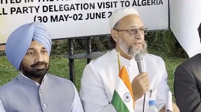 Islam forbids killing, Pak-backed terrorists misuse religion: Owaisi in Algeria