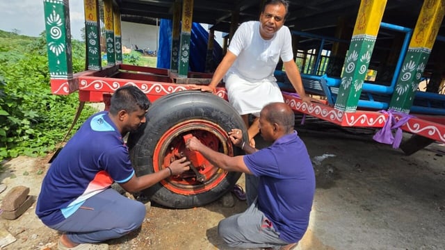 Jugaad on wheels: Sukhoi jet tyres power Lord Jagannath's chariot in Kolkata