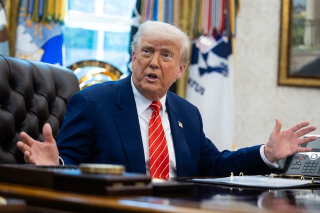 US-Präsident Donald Trump schließt eine Begnadigung des angeklagten US-Rappers Sean „Diddy“ Combs nicht aus. (Archivbild)