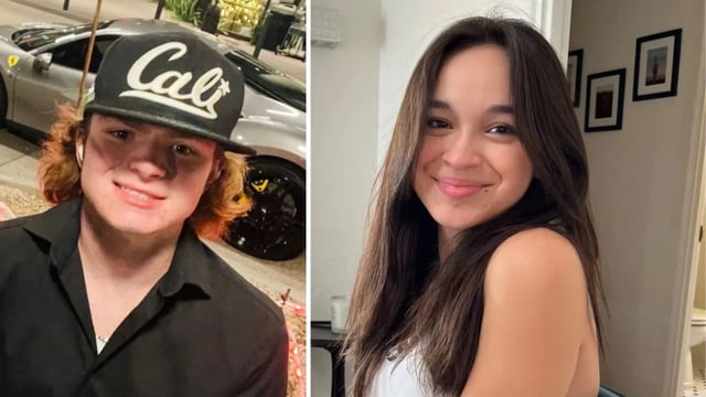 Pandora Kjolsrud (R) and Evan Clark (L) were found dead in a remote forest (GoFundMe)