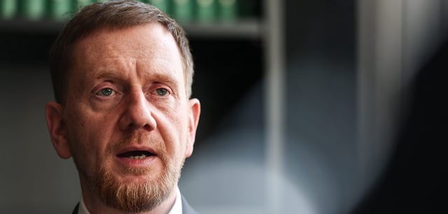 Der Ministerpräsident von Sachsen: Michael Kretschmer