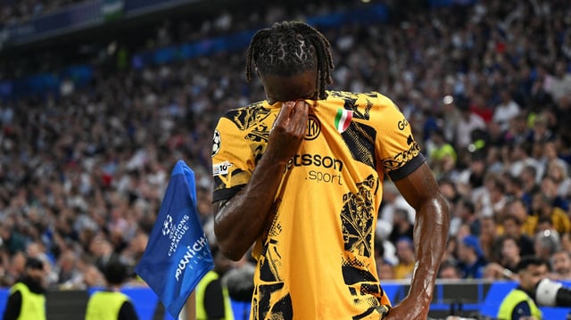 Yann Aurel Bisseck nach seiner Auswechslung