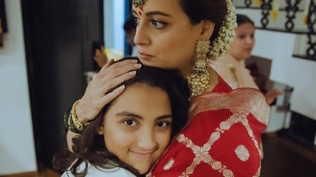 Dia Mirza shares a close relationship with her stepdaughter, Samaira Rekhi. 