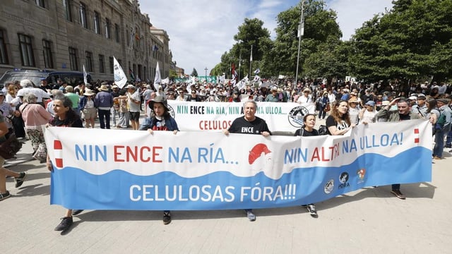 Los organizadores recuerdan que los puestos de trabajo que generan son "insignificantes" en comparación con los ligados a la actividad marisquera, agrícola y ganadera que destruyen