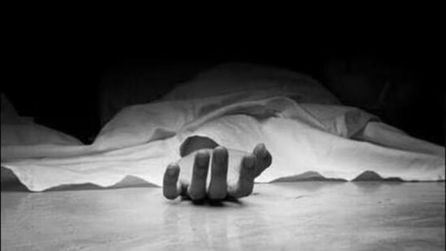 His motorcycle, gutted in fire, was also found near his body in Banamalipur.