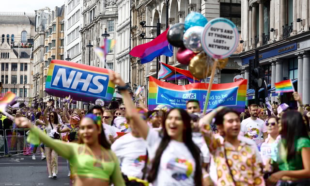 Pride in 2025 comes amid near-constant government and media attacks on trans and non-binary people. (Getty)
