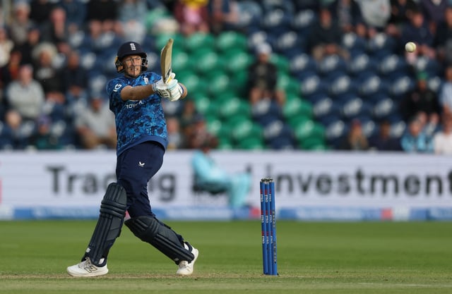 Cricket - Second One Day International - England v West Indies - Sophia Gardens, Cardiff, Wales, Britain - June 1, 2025 England's Joe Root in action Action Images via Reuters/Paul Childs