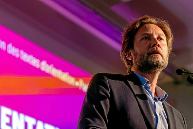 Boris Vallaud votera pour Olivier Faure le 5 juin lors du dernier tour du congrès du PS.
