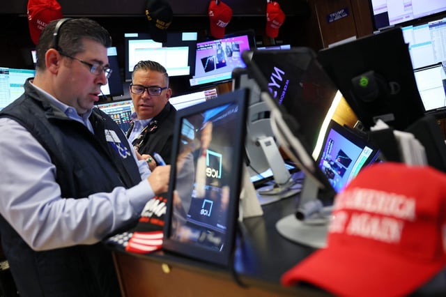 Traders at the New York Stock Exchange on May 27.