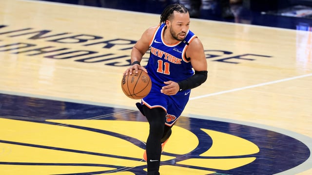 Jalen Brunson had a great series, averaging 30.6 points across the six games against the Pacers