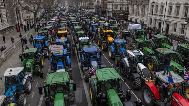 Farmers protested against the plans in London earlier this year