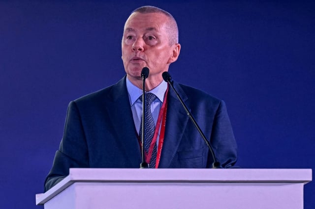 Le directeur général de l'Association internationale du transport aérien (Iata) Willie Walsh, à New Delhi le 2 juin 2025