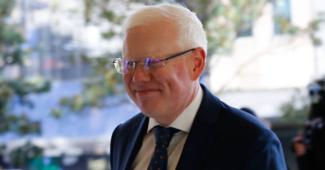 Kiama MP Gareth Ward on the first day of his trial at the Downing Centre on May 26. Picture by Anna Warr