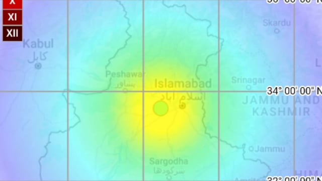 Earthquake of 5.8 Magnitude Hits Pakistan's Islamabad | Image: X