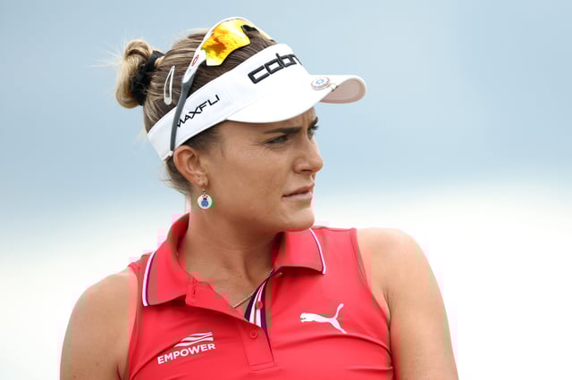 ERIN, WISCONSIN - MAY 29: Lexi Thompson of the United States looks on from the third tee during the first round of the U.S. Women&#39;s Open presented by Ally 2025 at Erin Hills Golf Course on May 29, 2025 in Erin, Wisconsin. (Photo by Stacy Revere/Getty Images)