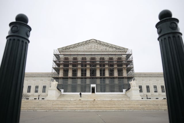 The U.S. Supreme Court is seen on April 07, 2025 in Washington, DC.