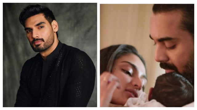 Ahan Shetty shared an adorable post with niece Evaarah winning fans on social media. 