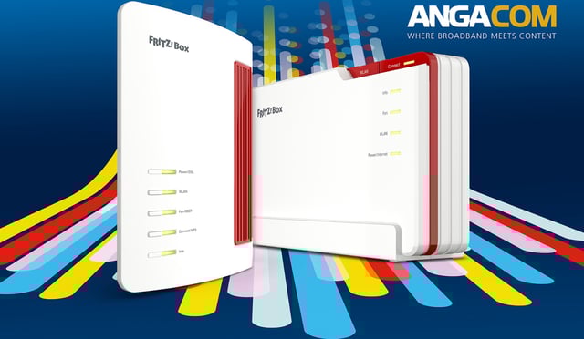 AVM FritzRepeater und FritzRepeater Teaser für ANGA COM