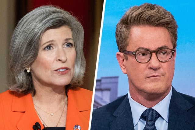 U.S. Sen. Joni Ernst, R-Iowa; Joe Scarborough.