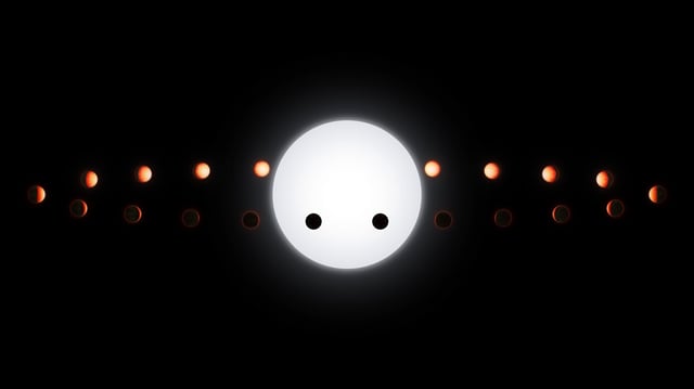 Indem Astronomen das Lichtspektrum des Planeten WASP-121b in verschiedenen Phasen seines Umlaufs um seinen Mutterstern beobachteten, haben sie mehr über seine Gashülle und Entstehungsgeschichte herausgefunden. © Patricia Klein