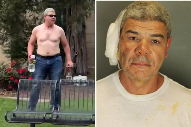 Left, an image from a video of the Boulder attack suspect Mohamed Sabry Soliman. Right Soliman&#39;s mug shot.