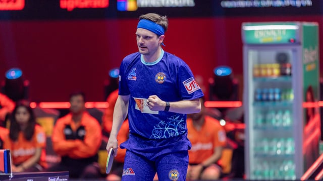 World No. 34 Ricardo Walther in action