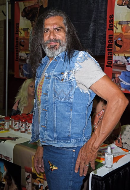 Jonathan Joss at the Smoky Mountain Fan Fest at the Gatlinburg Convention Center in Gatlinburg, Tennessee, on July 31, 2021.