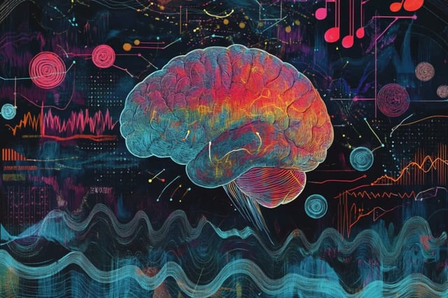This study adds to a growing body of research exploring how the brain’s rhythmic structure shapes everything from music cognition to general perception and attention, and altered states of consciousness. Credit: Neuroscience News