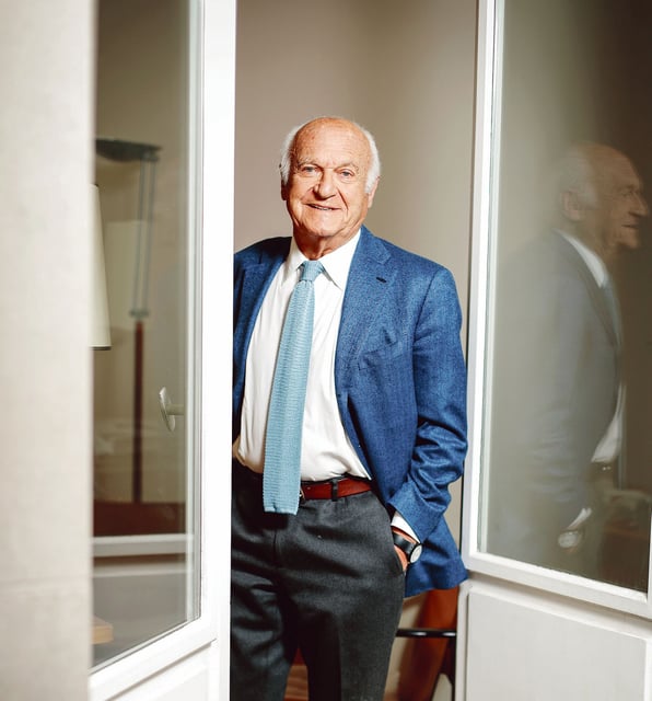 «J ’ai suscité beaucoup de jalousie dans ma vie», explique Pierre Nora (ici dans son bureau, chez Gallimard, à Paris, en avril 2016).