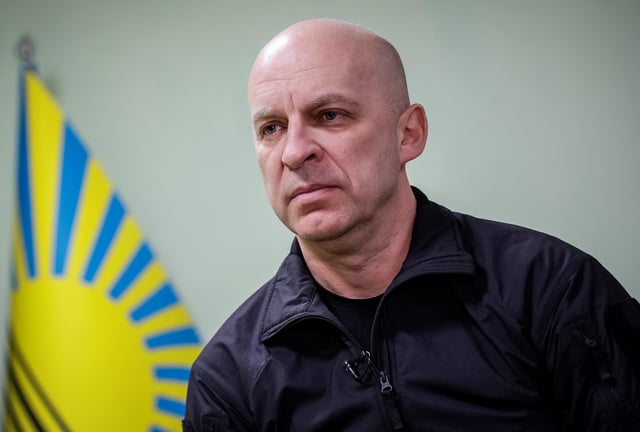 Vadym Filashkin, head of the Donetsk Regional Military Administration, attends an interview with Reuters, amid Russia's attack on Ukraine, in an undisclosed location in Donetsk region, Ukraine February 2, 2024. REUTERS/Alina Smutko/File Photo