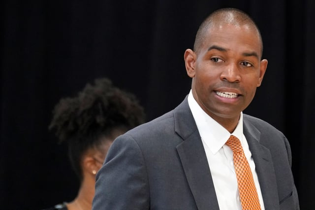 New York's lieutenant governor Antonio Delgado attends a ceremony where Gov. Kathy Hochul signed a package of bills to strengthen gun laws, in New York, on June 6, 2022.