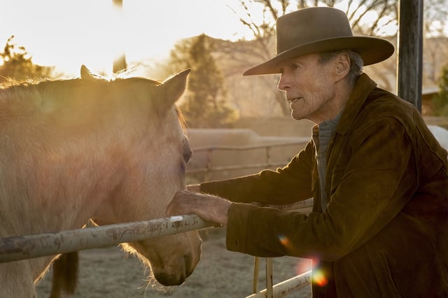  Clint Eastwood in a scene from Cry Macho.