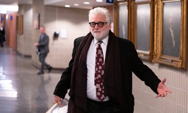 Just for Laughs founder Gilbert Rozon arrives at the courthouse for his civil trial for sexual assault in Montreal on Dec. 19, 2024. Quebec's Court of Appeal says it will hear from Rozon over a decision that limits questions and evidence that can be asked during his civil trial for sexual assault.THE CANADIAN PRESS/Christinne Muschi