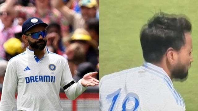 Mukesh Kumar (right) donned Virat Kohli's no. 18 jersey in India A match
