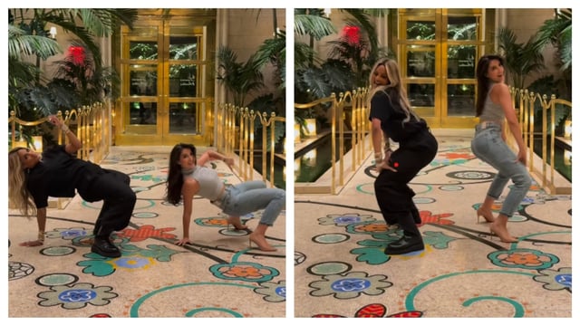 Nora Fatehi posted a video of dancing on her iconic number Saki Saki with American popstar Ciara.