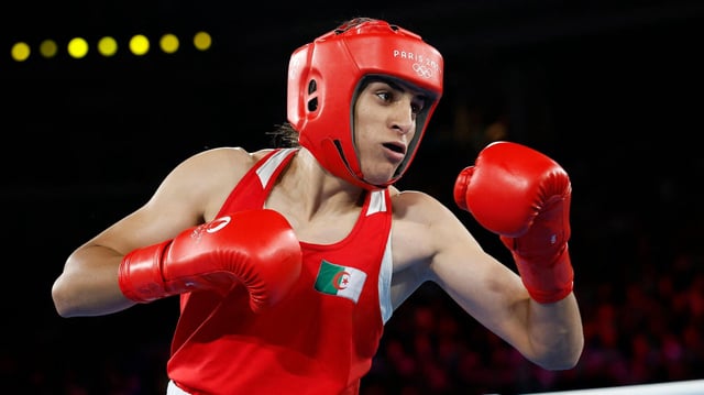 Algeriens Boxerin Imane Khelif