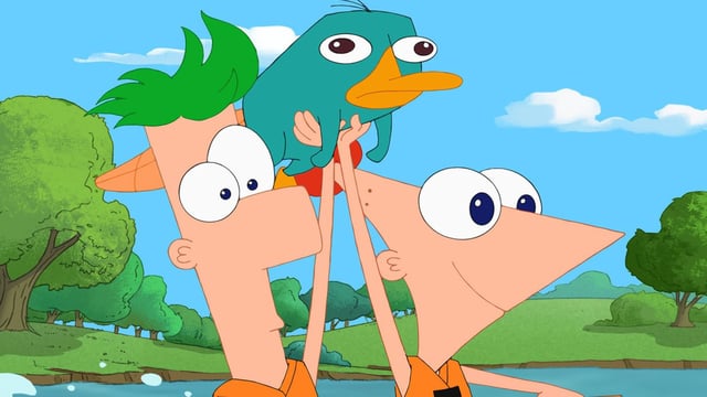 Phineas, Ferb, and Perry the Platypus
