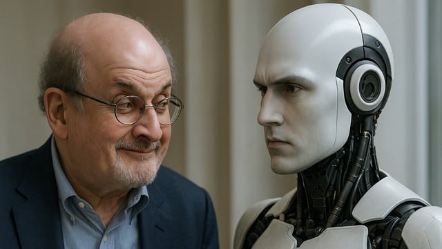 Salman Rushdie says he has never used AI, warns it could replace writers but first it needs to learn comedy