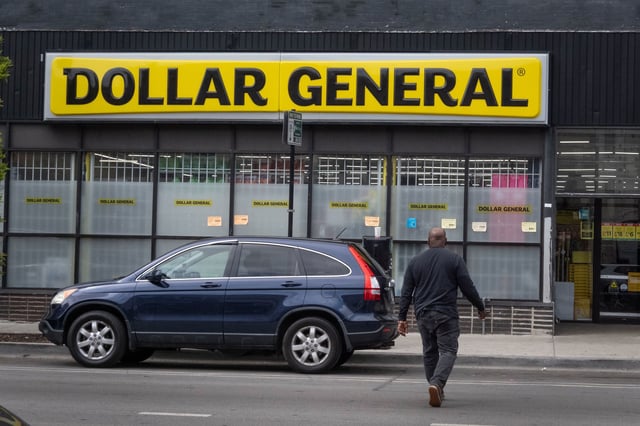 A Dollar General store in Chicago, Illinois, seen on May 28, 2025.