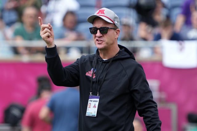Peyton Manning coached the AFC team at the 2025 NFL Pro Bowl Games in Orlando, Florida.
