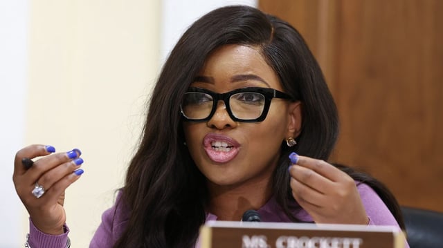 Rep. Jasmine Crockett speaks at a House Oversight Committee hearing on June 11, 2024. Photo: Jemal Countess/Getty Images for Court Accountability