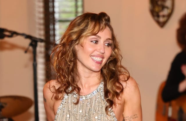 Miley Cyrus performs onstage during TikTok Presents Something Beautiful Album Release Event With Miley Cyrus at Chateau Marmont on May 27, 2025 in Los Angeles, California. (Photo by Emma McIntyre/Getty Images for TikTok)