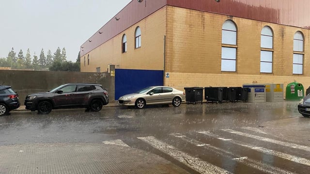 Las tormentas dejan más de 21 litros en menos de una hora en Catarroja